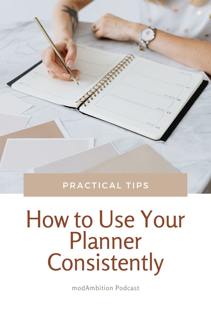 How to Actually Use Your Planner Consistently