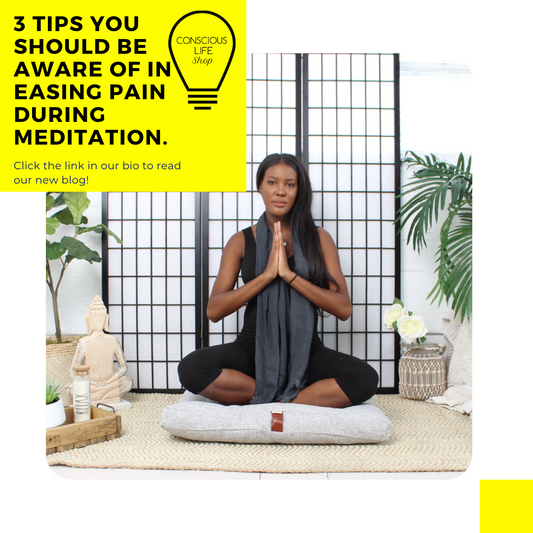 3 Tips you should be aware of in easing pain during meditation.