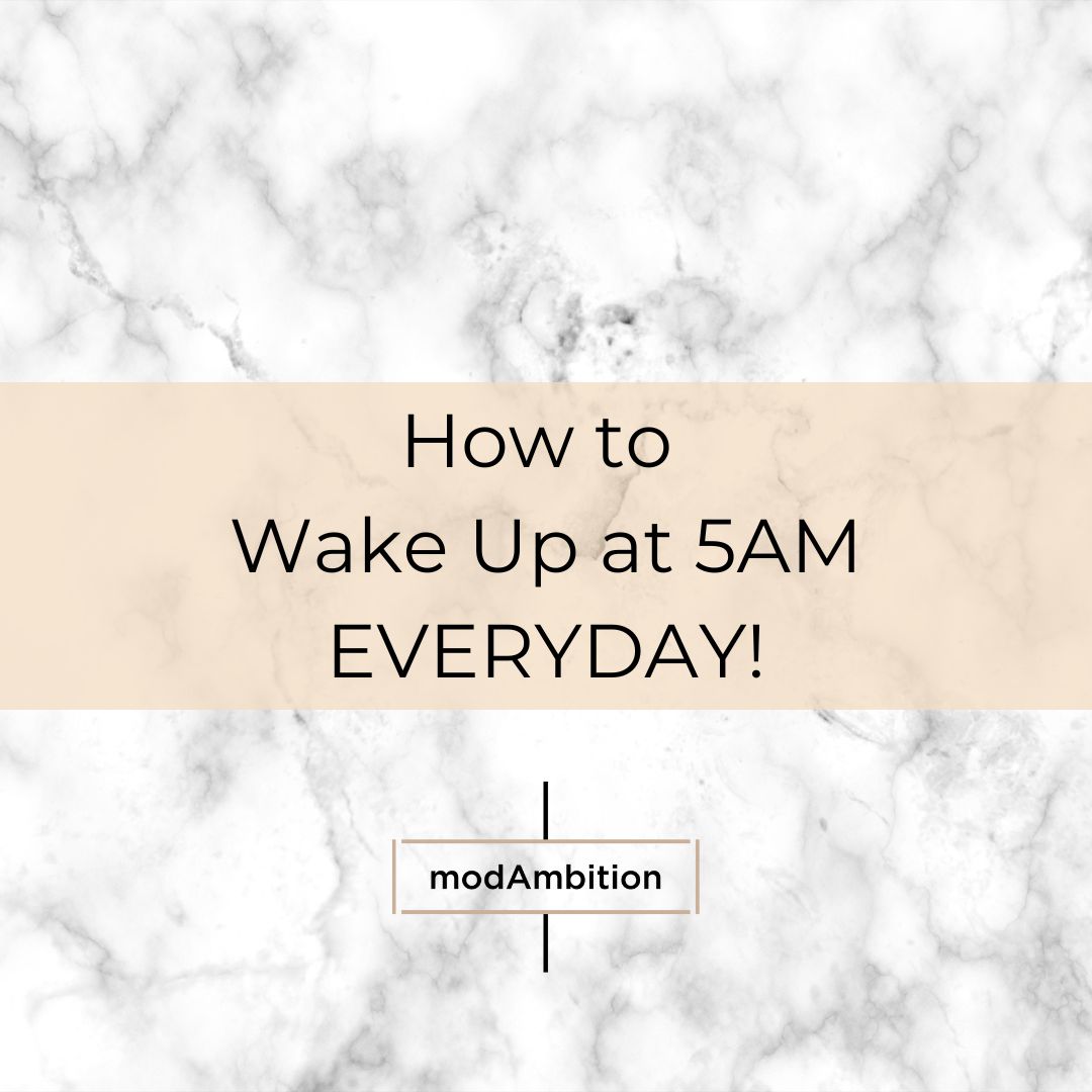How to Wake Up at 5am EVERYDAY ⏰
