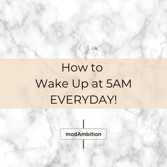 How to Wake Up at 5am EVERYDAY ⏰