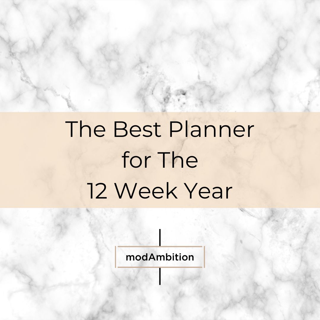 The Best Planner for The 12-Week Year