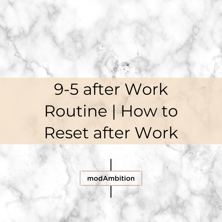 Afther Work Work Routine PRODUCTIVE EVENING ROUTINE ⎸ 9-5 after work routine ⎸ How to reset ...